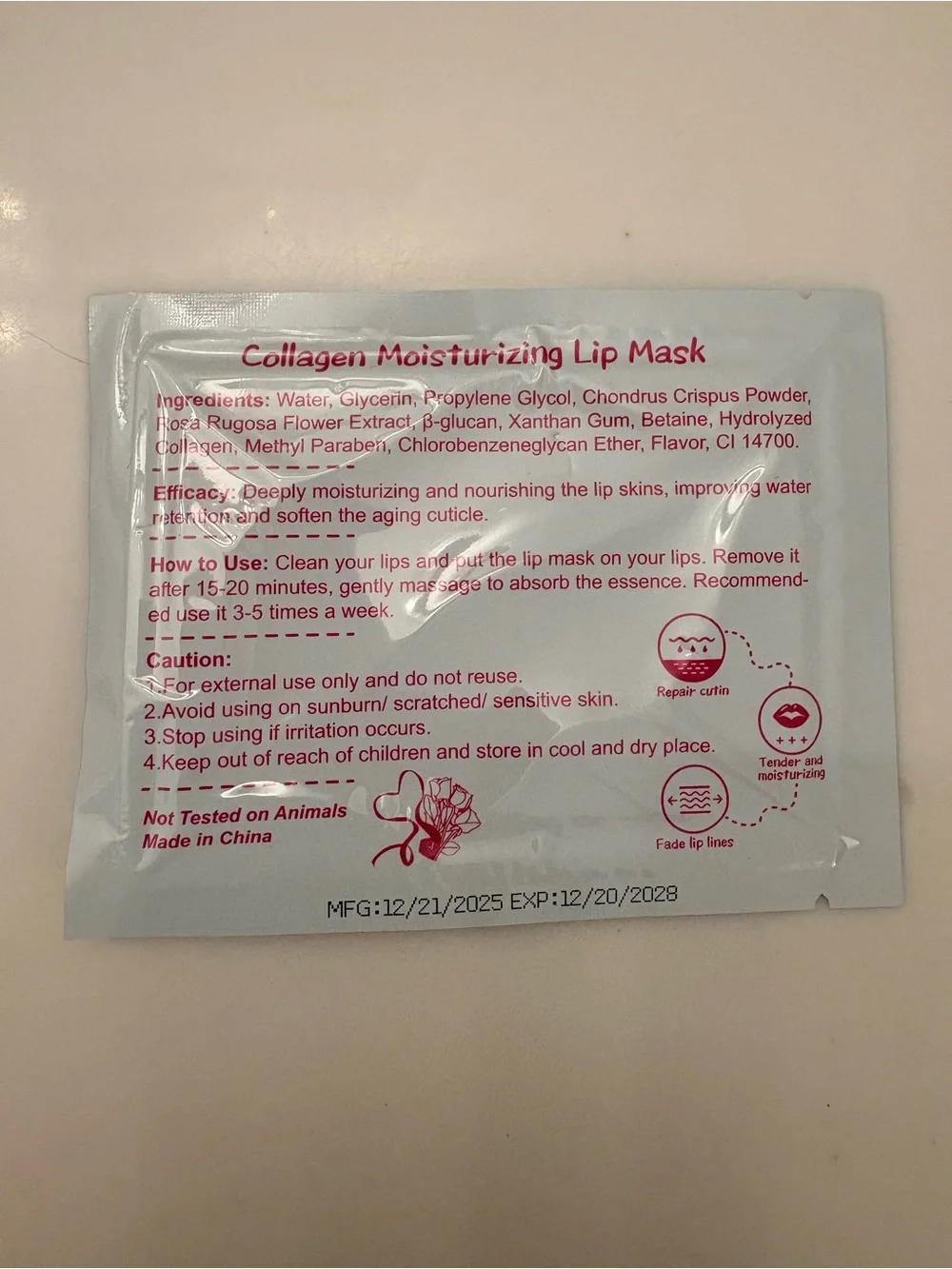 Free with purchase Hydrating Lip Mask - Pink